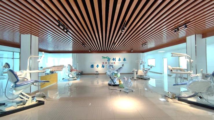 High quality dental chair High configuration with filter Ceramic spittoon Dental equipment factory