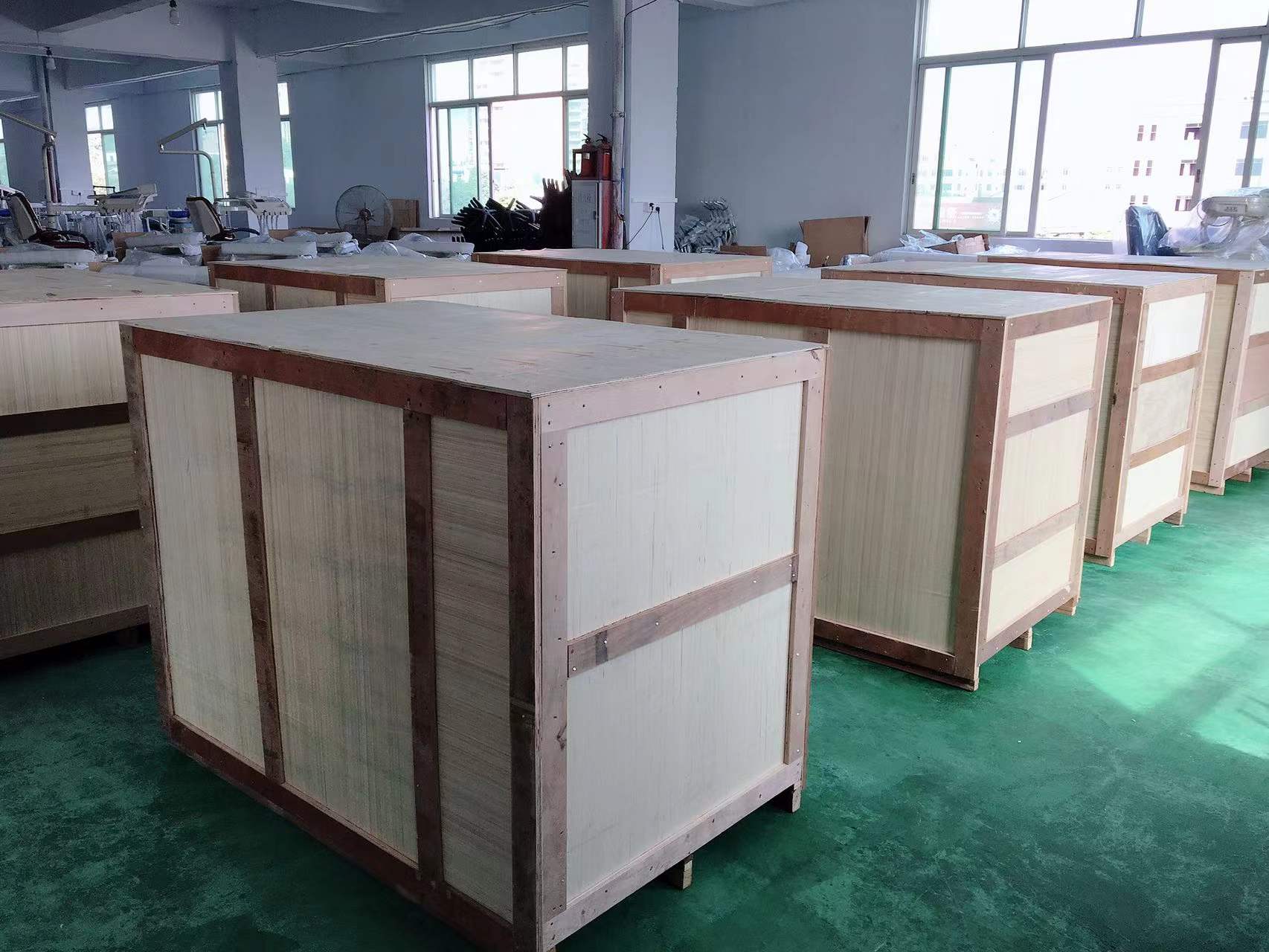 Cheap dental chairs unit price with Air compressor dental equipment Accessories set for sale factory