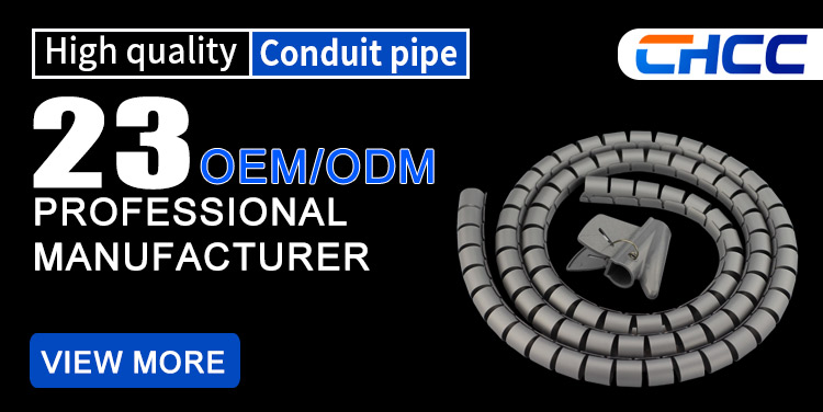 product pe material 18mm spiral wrapping cable cover organizer tube flexible wrap cable management sleeve wholesale-0