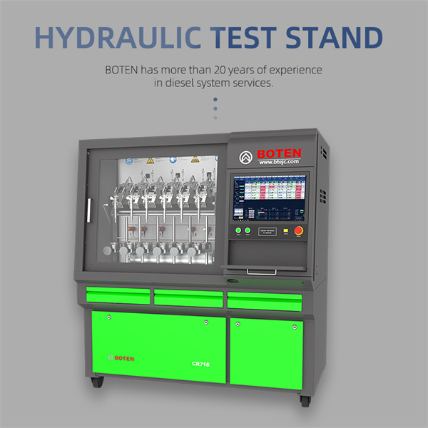 Verwendung des hydraulischen Prüfstands