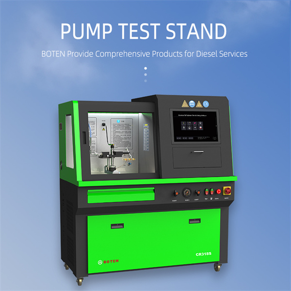 Bir pompa test standı nasıl kullanılır?