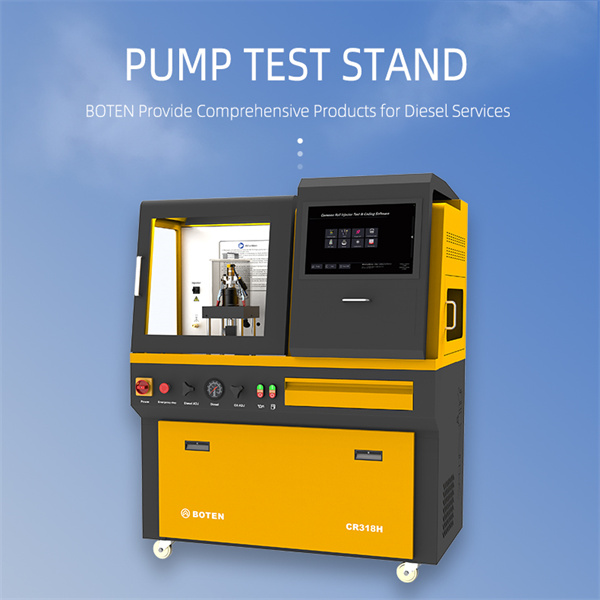 Pompa test standı tasarımında yenilik ve güvenlik