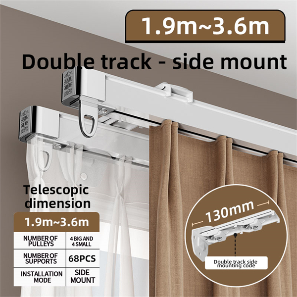 Maximiza el espacio de tus ventanas con dos capas de cortinas