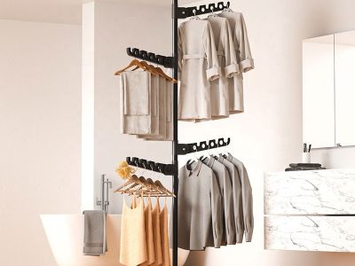 Industrial Pipe Clothing Racks for Retail Display and Storage