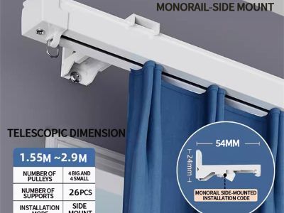 What to Know About Ceiling Curtain Tracks for Large Interior Spaces