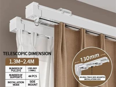 Airbnb Supplier Case: Drill-Free Rods + Blackout Curtains Kit