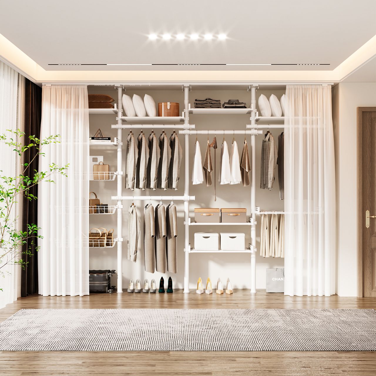 Paano I-Transform ang iyong Walk-In Closet sa Personal na Boutique?