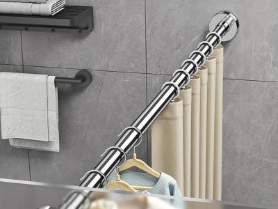 Qual é a regra para pendurar trilhos de cortina?