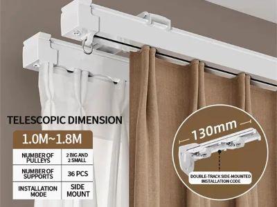 Airbnb Supplier Case: Drill-Free Rods & Blackout Curtains Kit