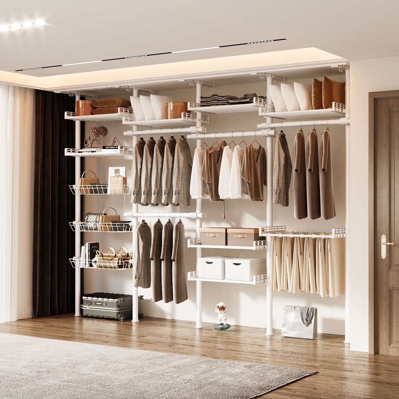 ¿Por qué instalar un sistema de closet con entrada?