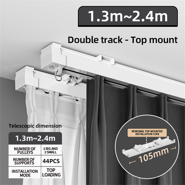 Mejora tu tratamiento de ventanas con la cubierta adecuada para la vía de cortinas