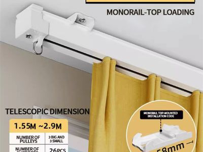 Trilhos Flexíveis para Cortinas em Janelas Proeminentes: Fornecedor de Curvatura Personalizada