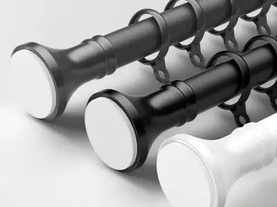 Adjustable Tension Rods for Flexible Storage and Interior Applications
