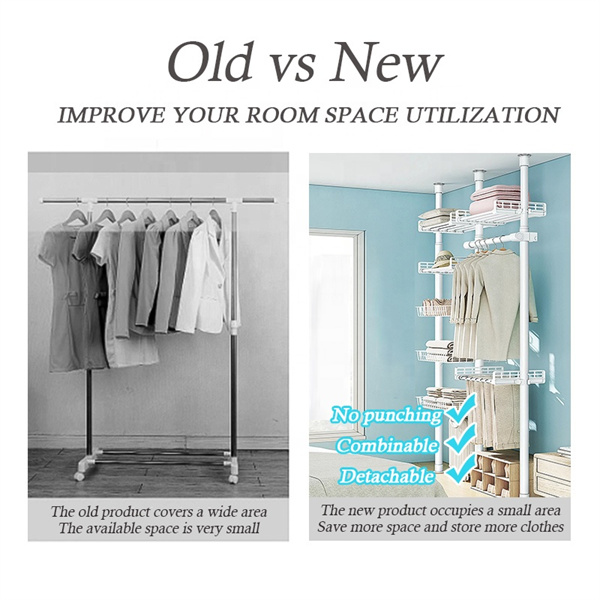 Halten Sie Ihre Garderobe ordentlich und aufgeräumt mit einem Kleiderorganizer
