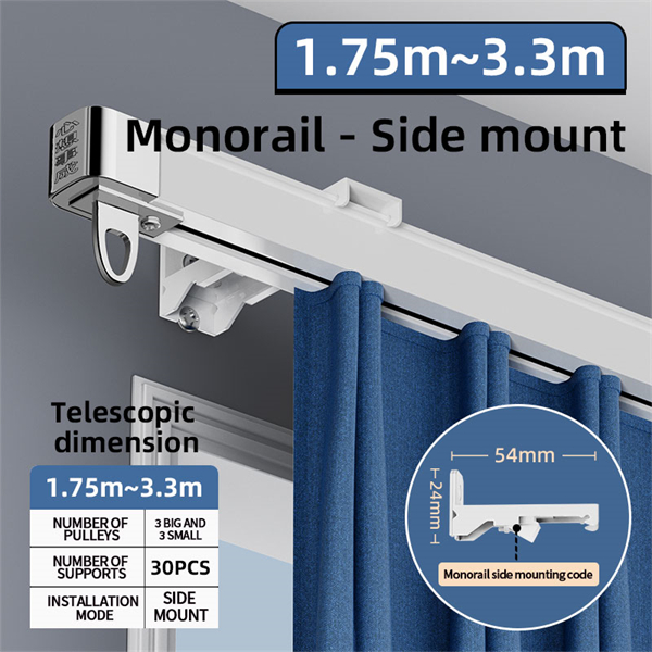 Revoluciona tu tratamiento de ventanas con una pista flexible para cortinas