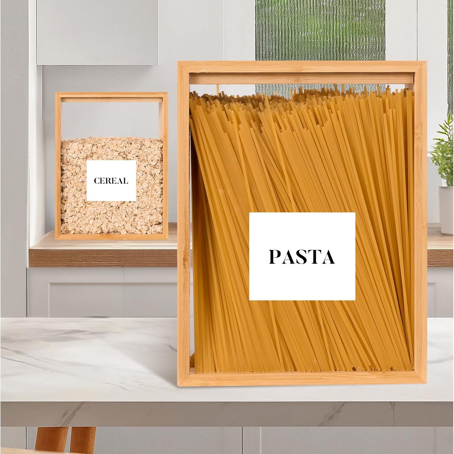 product sustainable 2l bamboo food storage containers removable pp door panel easy to clean freshness preservation-6