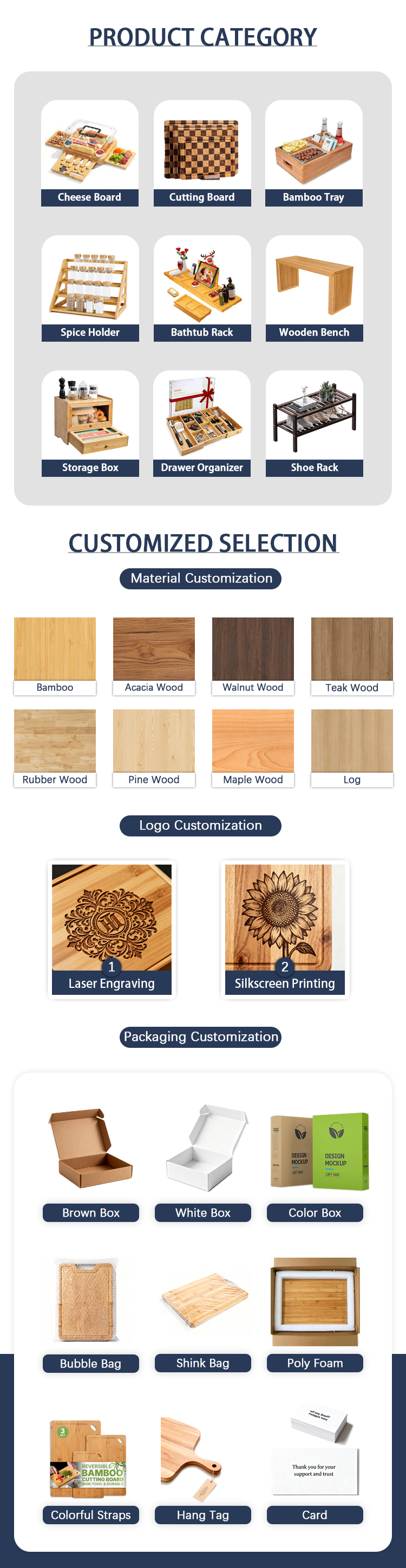 2-in-1 Magnetic Large Acacia Wood Knife Block with Built-in Cutting Board Kitchen Countertop Organizer for Knives Chopping Board details
