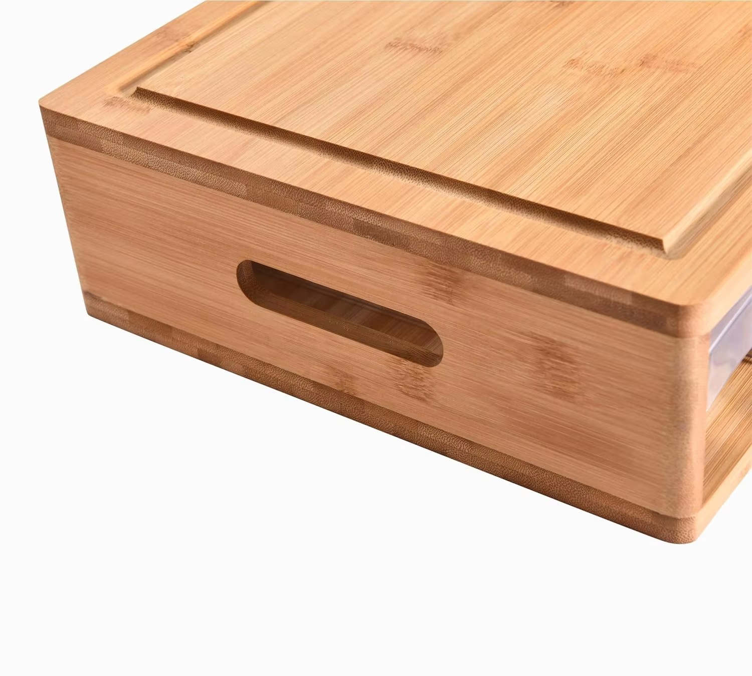 Bamboo Kitchen Cutting Board with Storage Drawers & Built-in Grater Multifunctional Chopping Board for Vegetables, Fruits & Meat factory