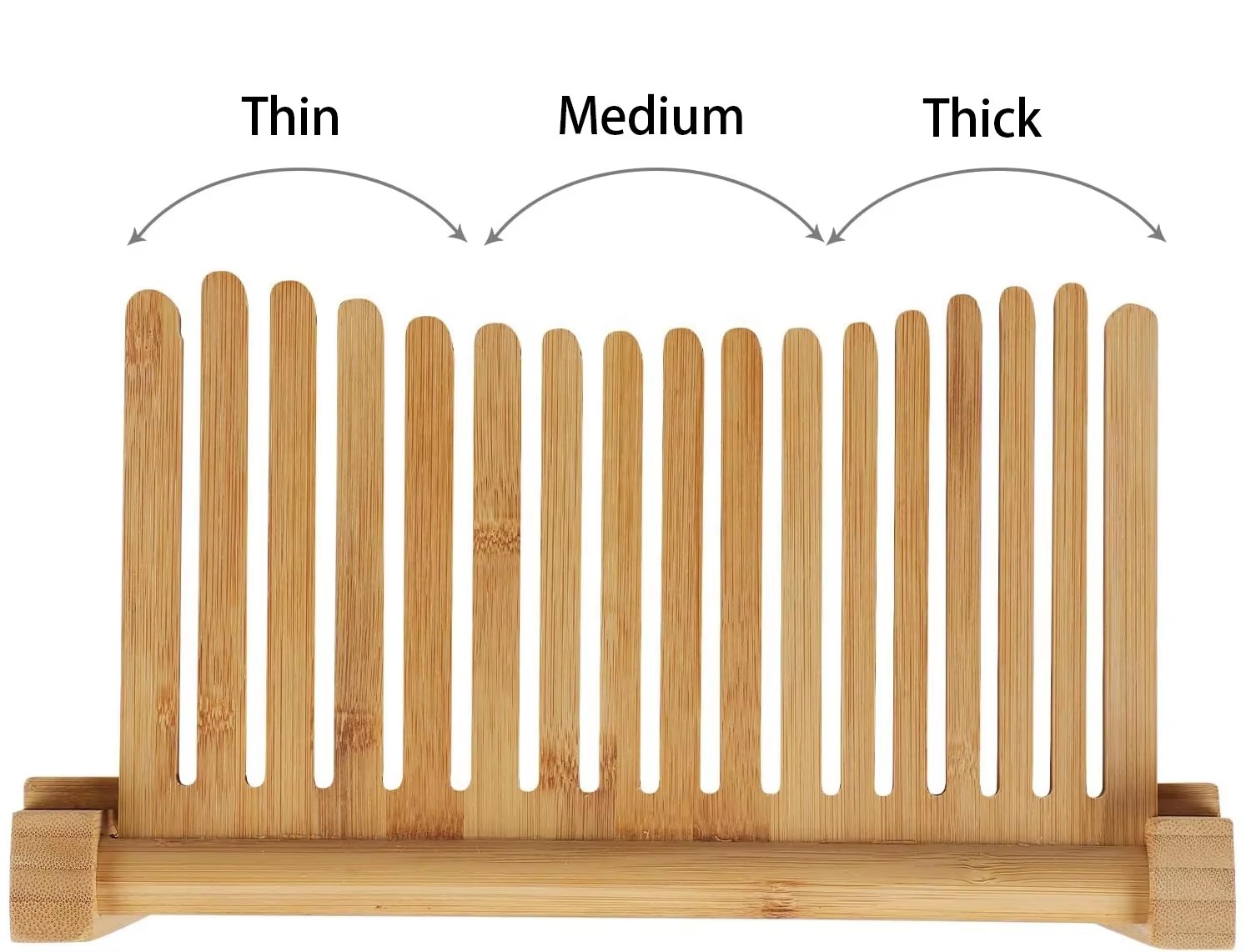 Bamboo Adjustable Foldable Manual Bakery Bread Slicer for Homemade Bread with Sturdy Bamboo Cutting Board supplier