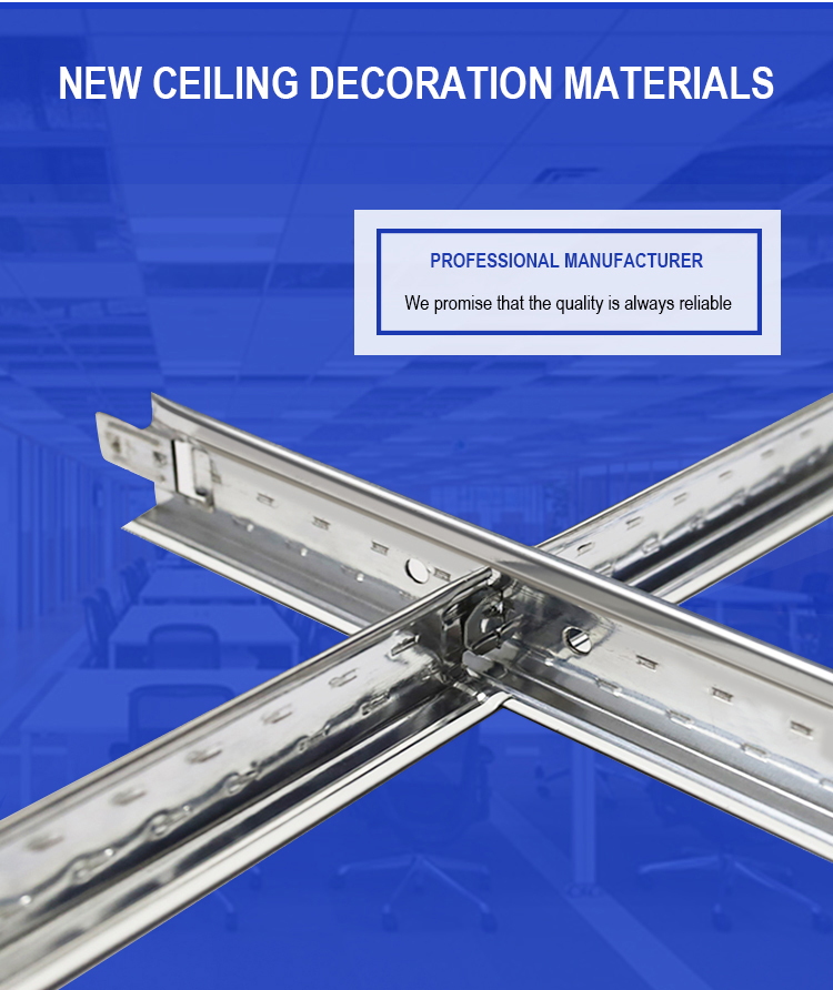 product sunshine brand modern design galvanized square ceiling t grid fireproof and heat insulation with waterproof function-4