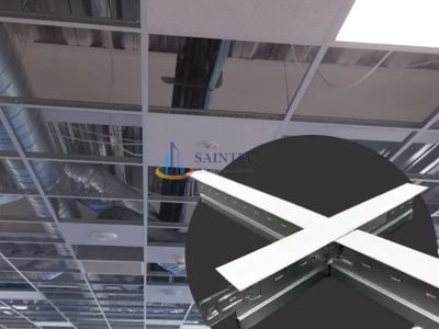 Calculating the load bearing capacity of a suspended ceiling tile grid