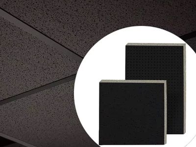 Architectural trends utilizing a sleek black t bar ceiling design