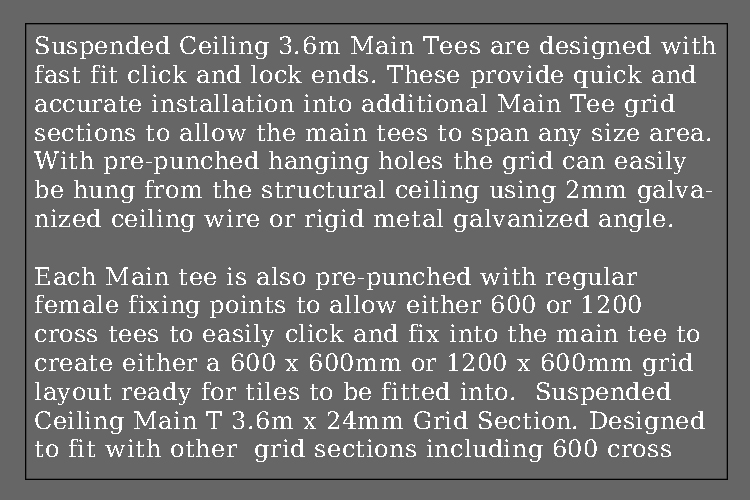 Modern Design Galvanized Steel T-Runner Main Tee and Cross Tee Wholesale Ceiling Grid Components for Office Buildings factory