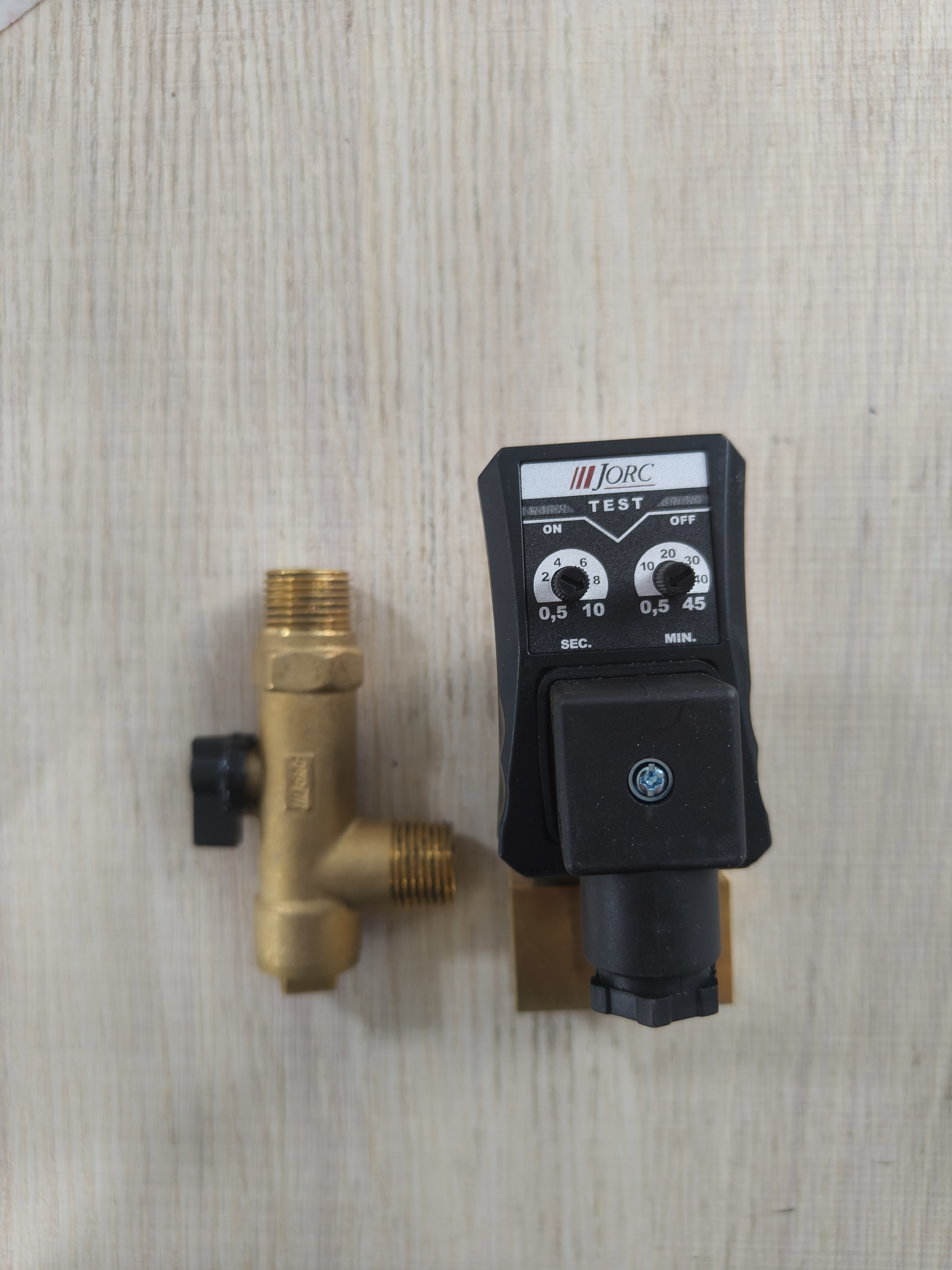 High Pressure 1/2 Inch 80bar 230VAC JORC Auto Drain Timer Solenoid Valve Compact Drain Valve for air Dryer manufacture
