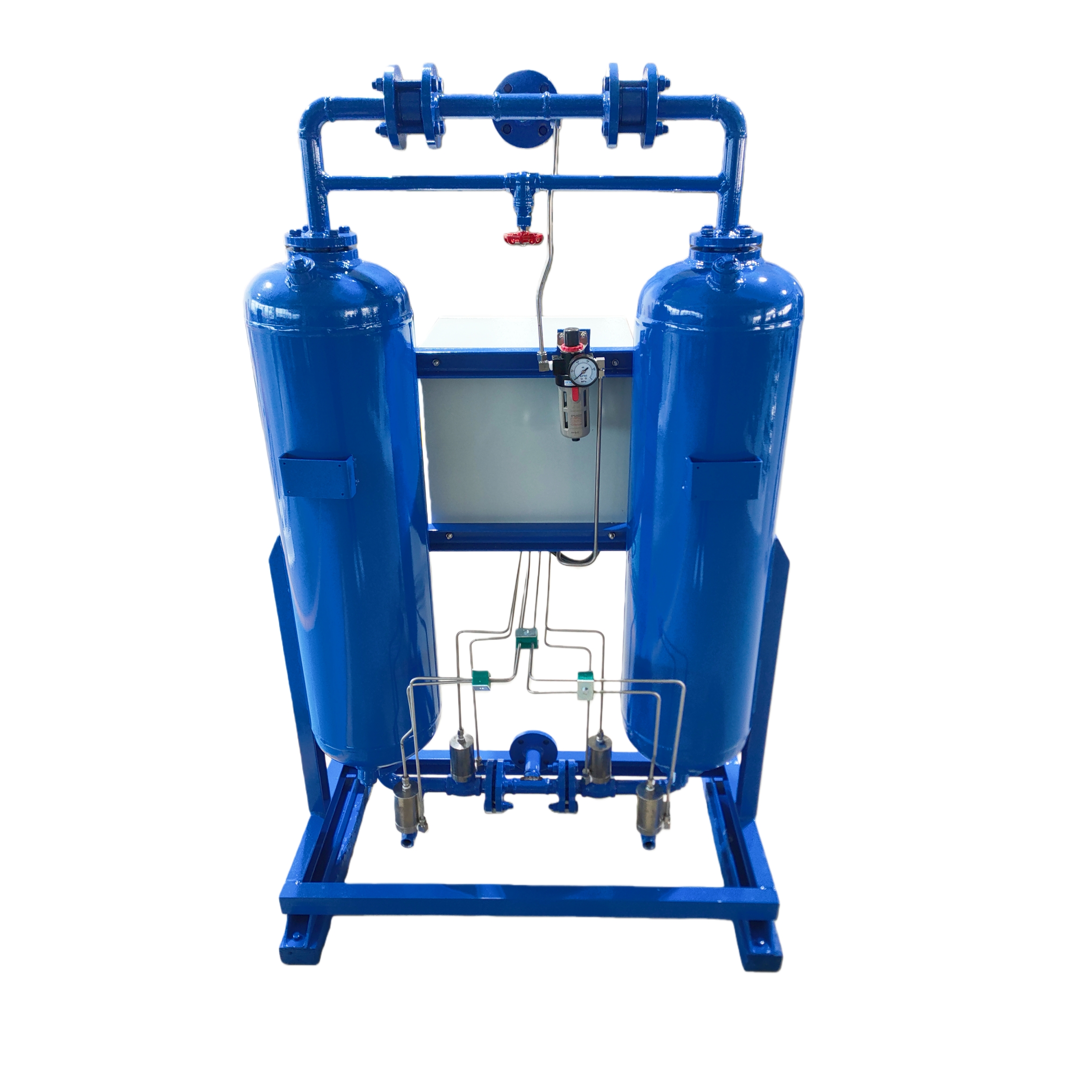 Waterproof HIROSS 3.8 Nm³/min Heatless Adsorption Dryer with PLC Control and Remote Monitoring System details