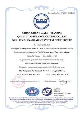 QUALITY MANAGEMENT SYSTEM CERTIFICATE