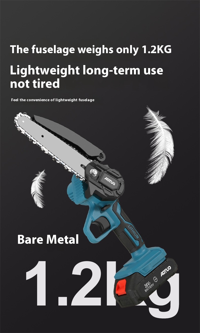 Electric Chain Saw Pruning Cutter Long Pole Chainsaw Garden Pruner Shears Plastic Metal Blade 36V Lithium Battery DIY Gardeners details