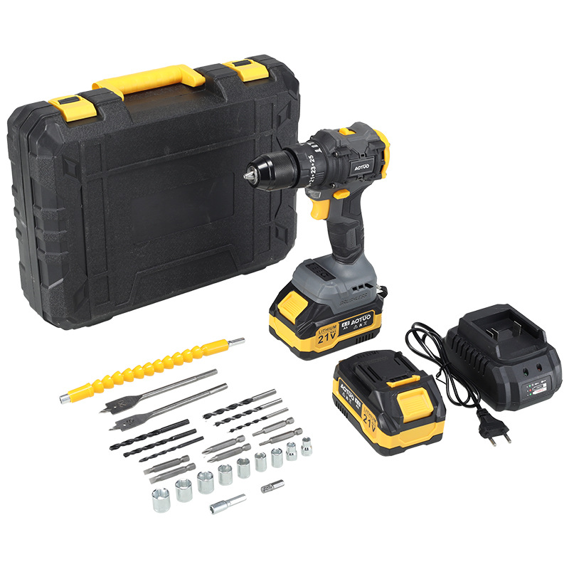 Brushless Electric Drill Impact Drill Rechargeable Lithium Battery 18-21V Two-Speed Adjustable Reversible Multi-Function details
