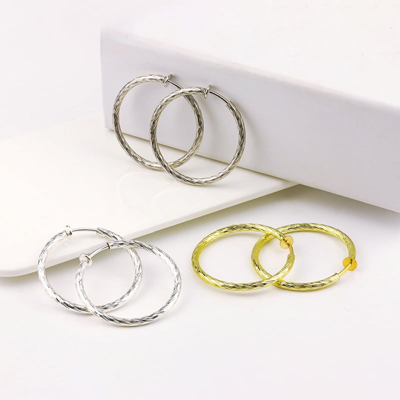 Comparing Material Specifications of Chunky Twisted Hoop Earrings