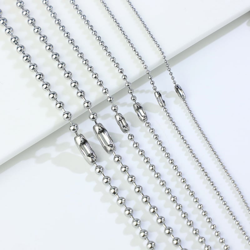 Quality Control Practices for Manufacturing Stainless Steel Ball Chain Necklaces