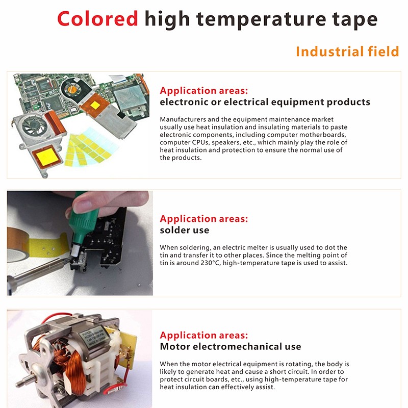 3.7 HWK PET high temperature resistant electrical insulation tape is suitable for electronic and electrical sublimation dye cups details