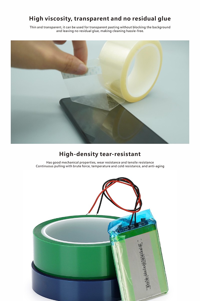 3.5 HWK PET high temperature resistant electrical insulation tape is suitable for electronic and electrical sublimation dye cups factory