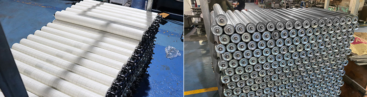 A New Type Of Cone Bend Roller Conveyor Roller For Automatic Conveyor Table factory