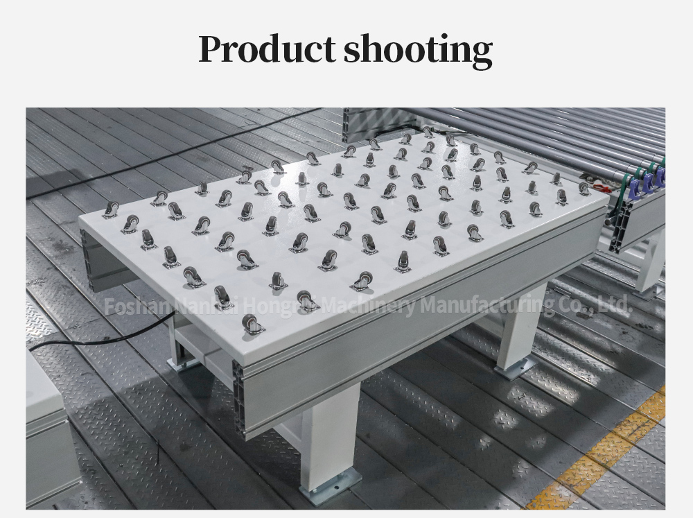 Hongrui Ball Transfer Conveyor Gear Lifting Universal Ball Platform Suitable for Plate Transportation details
