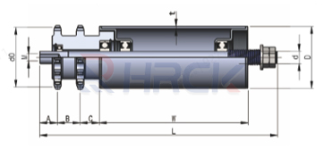 A New Type Of Cone Bend Roller Conveyor Roller For Automatic Conveyor Table factory