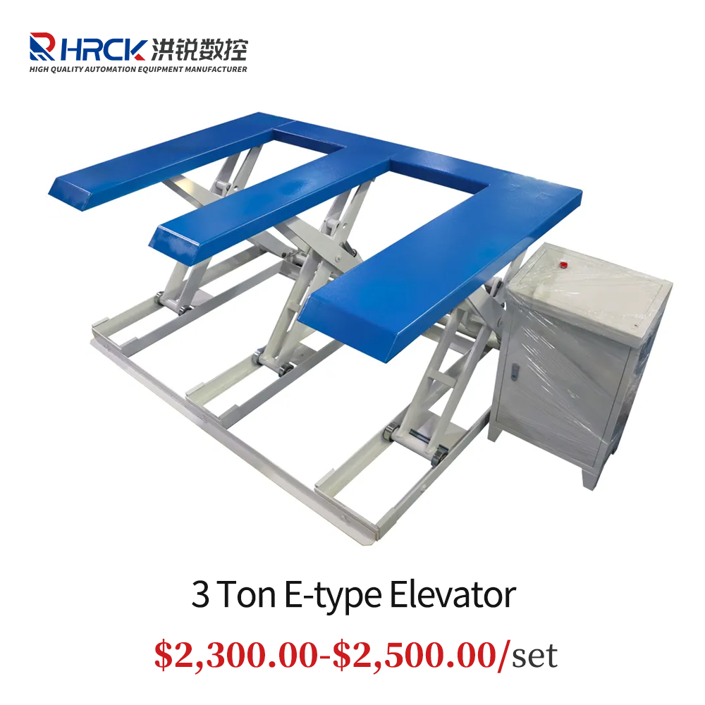Hongrui-Stable Lifting With 3 Tons E Type Hydraulic Scissor Lift Table factory