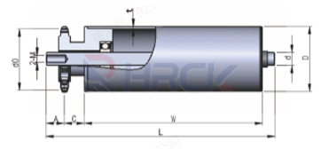 A New Type Of Cone Bend Roller Conveyor Roller For Automatic Conveyor Table manufacture