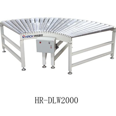 Customized Powered Roller Table Conveying System Cinta Transportadora Curva details