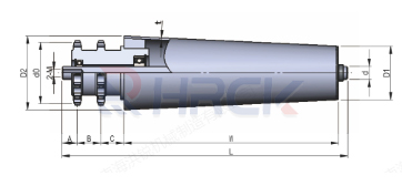 A New Type Of Cone Bend Roller Conveyor Roller For Automatic Conveyor Table manufacture
