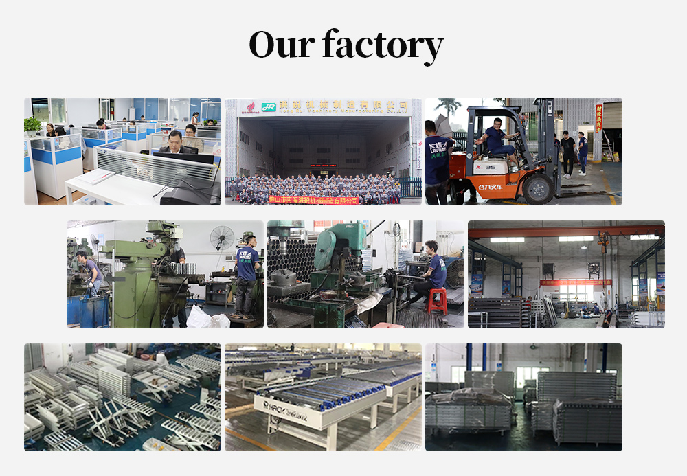Hongrui High Quality Customizable Roller Brush Single Row Oblique Roller Table supplier