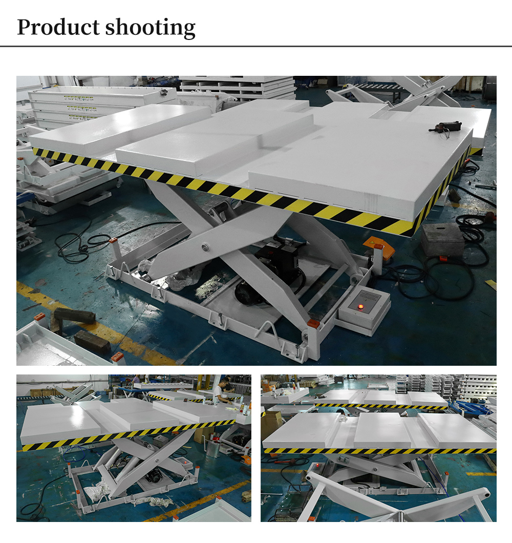Electric Scissor Lifter Of Professional 3KW Portable Electric Lifter For Wood, Manufacturing Plant Strut Lifter details