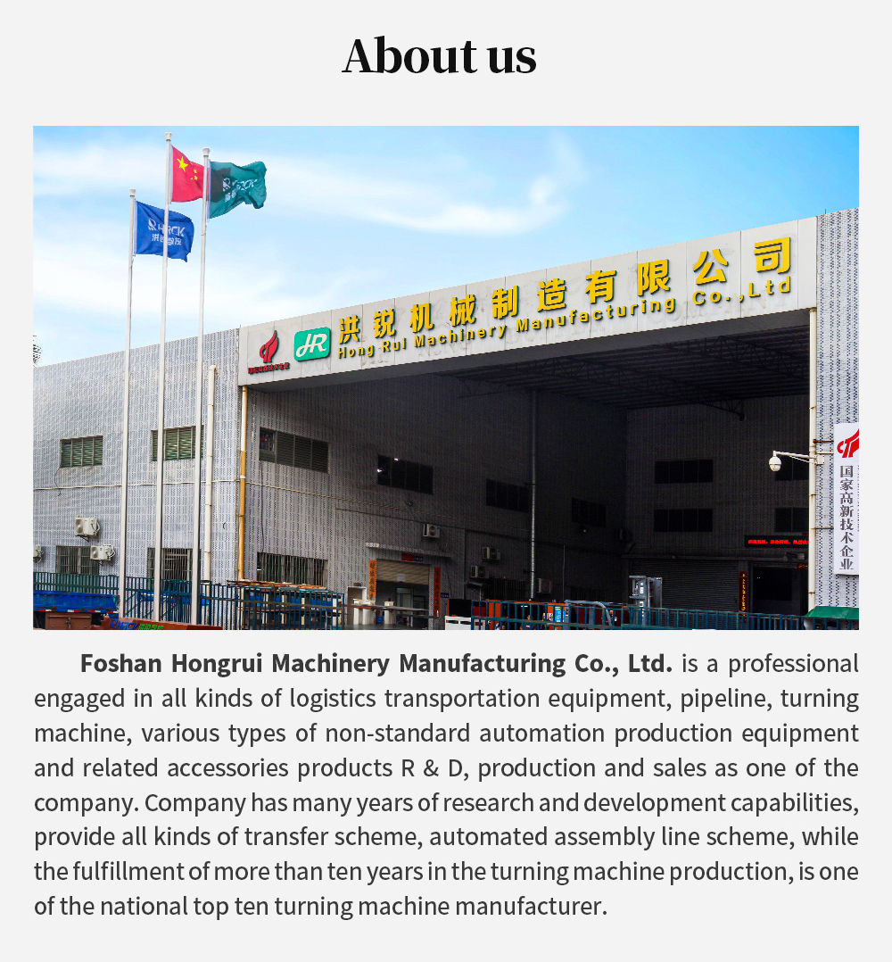 High quality unpowered rotating roller table, stable locking, widely used in various fields details