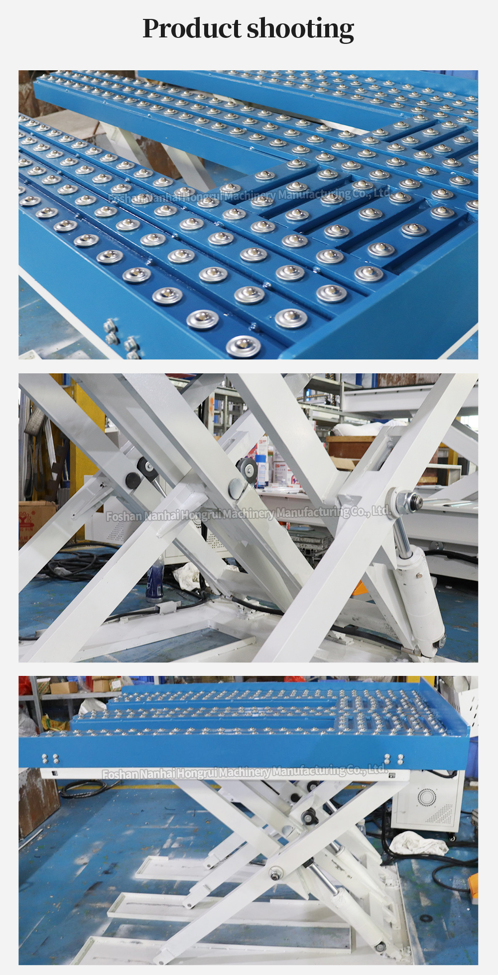 Factory made 1000kgs C type/ E type stationary hydraulic scissor lifter table supplier