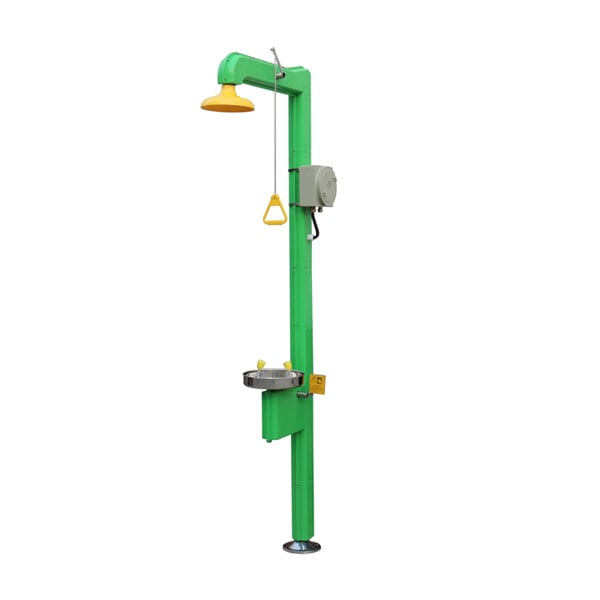 Using Eyewash Safety Shower