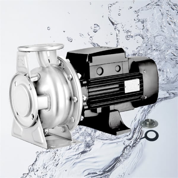 Rugged construction makes the stainless steel pump ideal for harsh environments