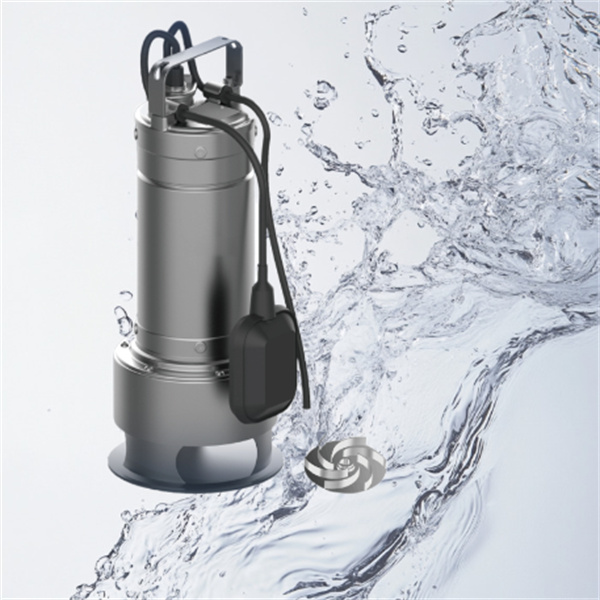 Pompe à eaux usées sous-marine en acier inoxydable résistante à la corrosion pour une utilisation à long terme